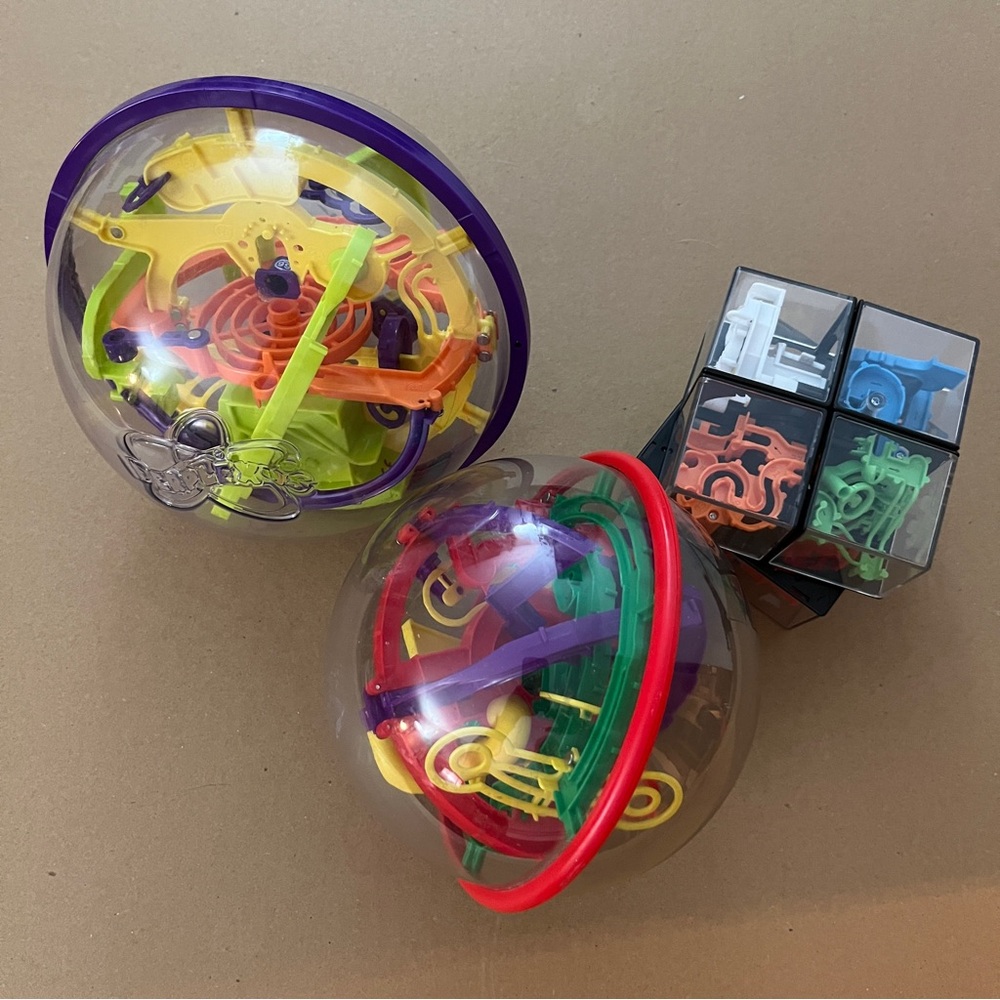 Lot of 3 Perplexus 3D mazes